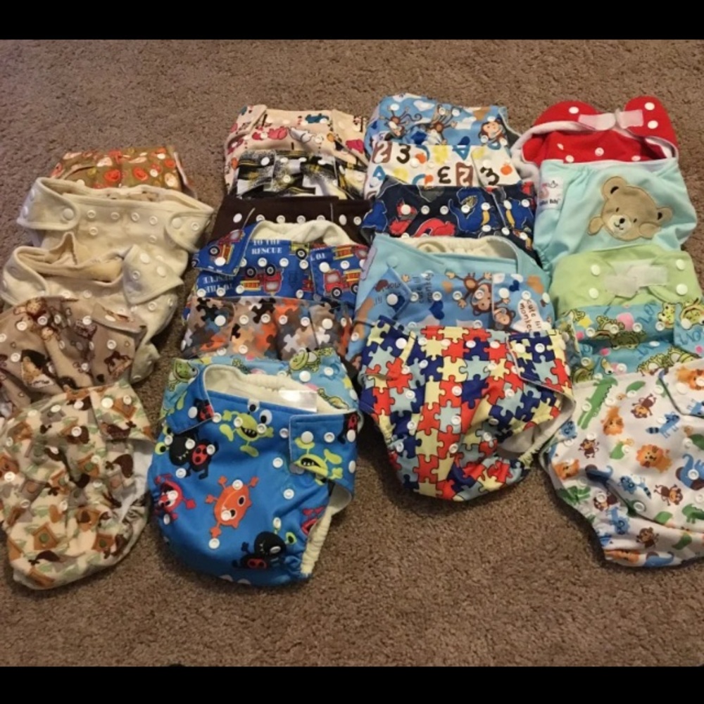 KaWaii Baby, Bumgenious, Fuzzibunz, Thirsties